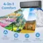 4-in-1 Comfort: Cool, Fan, Heat, Dry

Low/Medium/High Speed Fan
Cool Down to 60F
Heat Up to 90F
82 Pints/Day