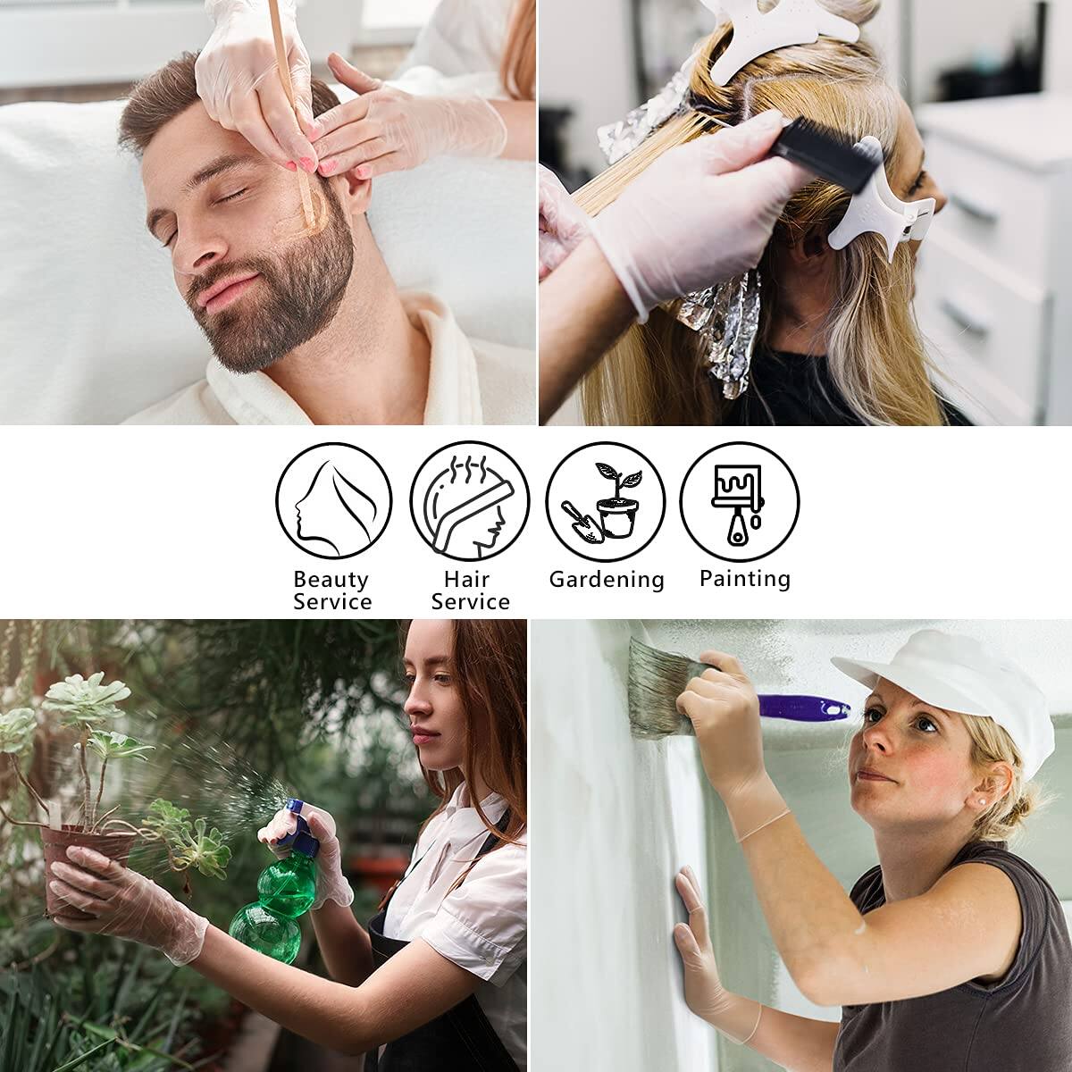 Beauty Service  
Hair Service  
Gardening  
Painting