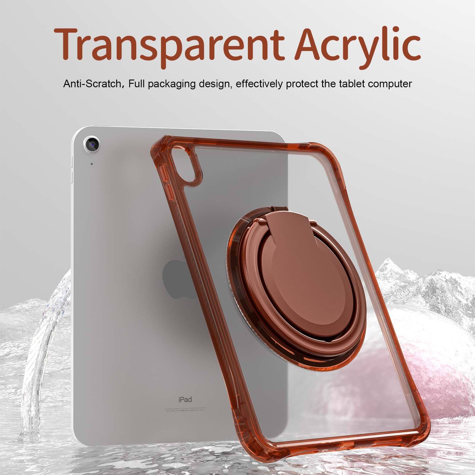 Transparent Acrylic  
Anti-Scratch, Full packaging design, effectively protect the tablet computer
