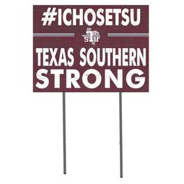 Jardine - Texas Southern Tigers 18'' x 24'' I Chose Lawn Sign - Maroon