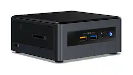 Intel - Refurbished Excellent - NUC NUC8I3CYSN Mini Desktop (i3-8121U, 4GB, 256GB SSD, AMD Radeon 540, Bluetooth 5.0, Win 11 Home) - Black