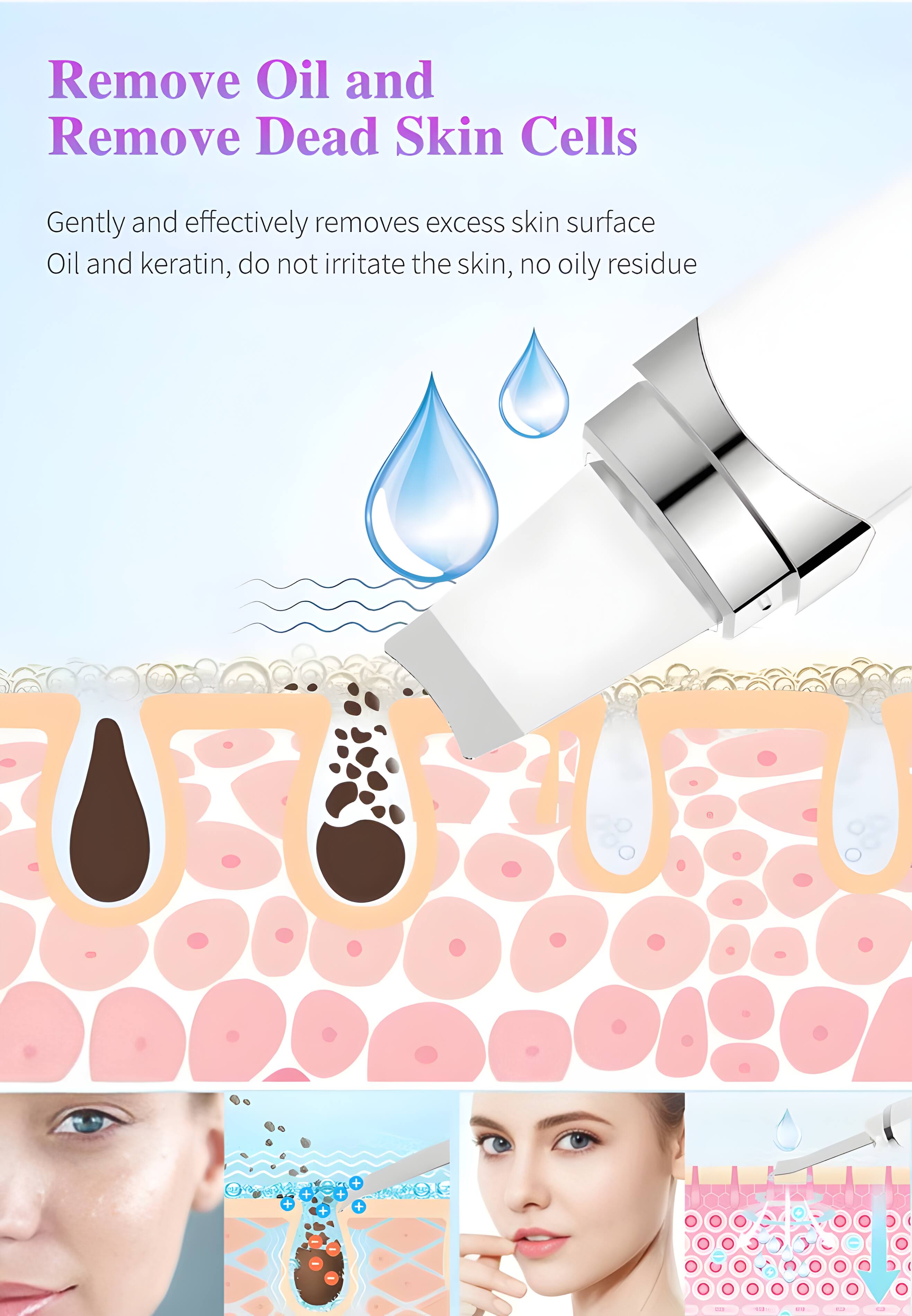Remove Oil and Remove Dead Skin Cells

Gently and effectively removes excess skin surface Oil and keratin, do not irritate the skin, no oily residue