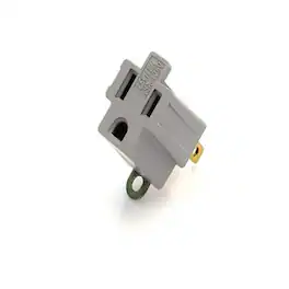 Leviton - Grounding Adapter, 2-Pack, Model 274 - Gray