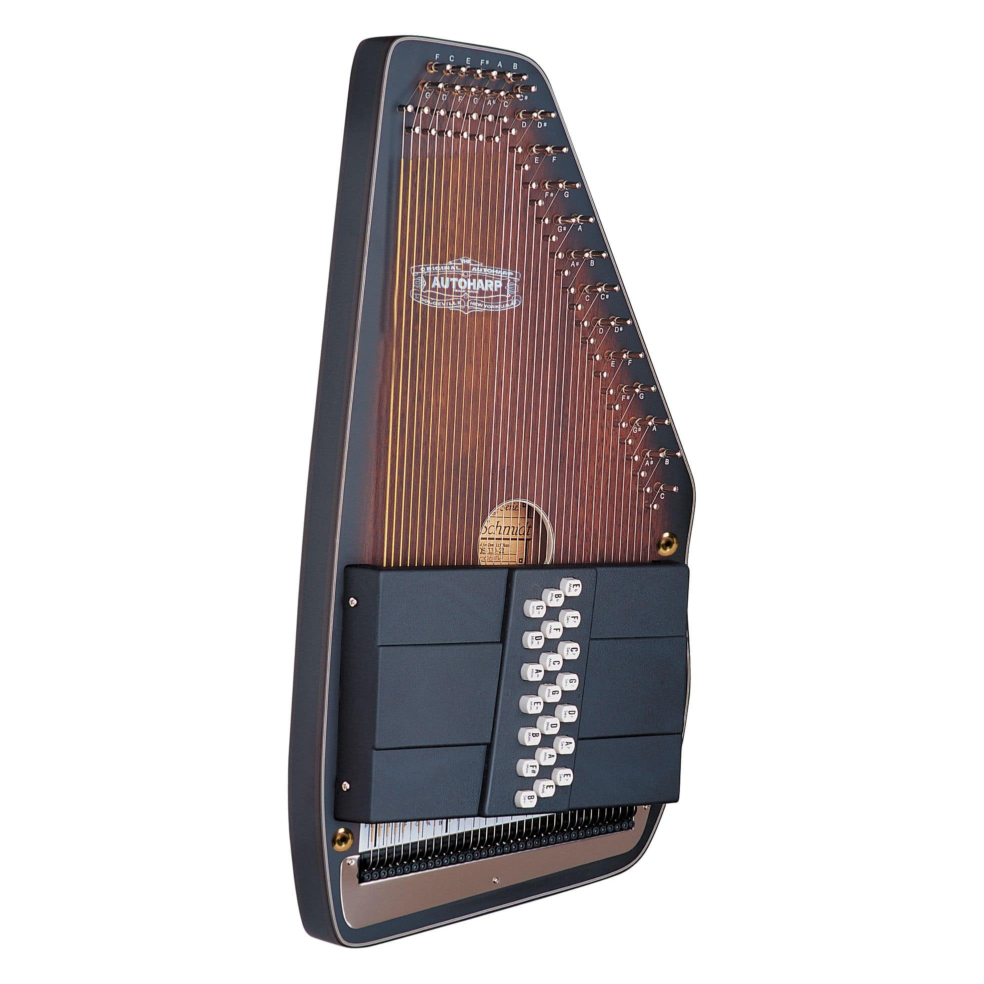 Oscar Schmidt - OS11021AE 21 Chord Acoustic Electric Auto Harp. Natural Ovangkol - "NA"