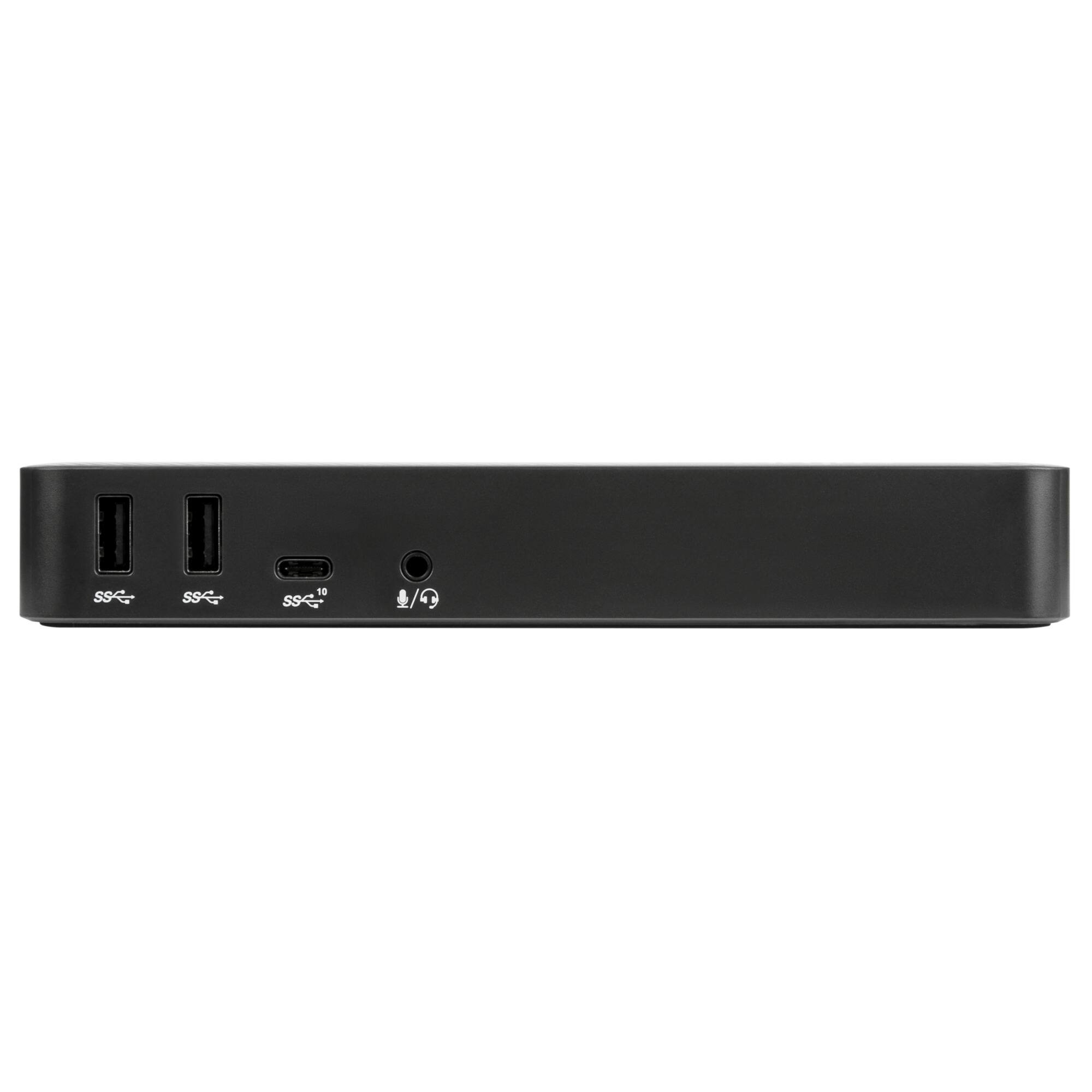 Alt View 1. Targus - USB-C Multi-Function DisplayPort Alt. Mode Triple Video Docking Station with 85W Power - Gray.