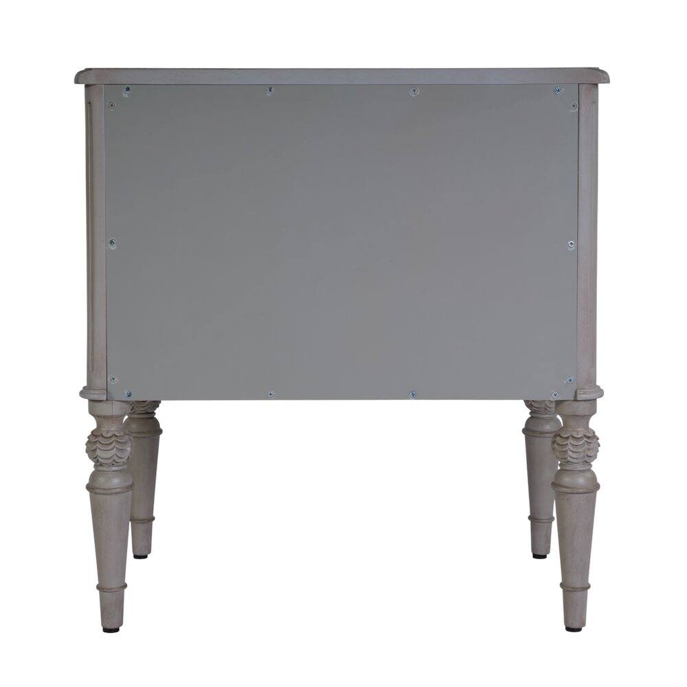 Angle. Butler Specialty - Ginny 25 in. W Rectangular Wood 2 Drawer Accent Chest - Grey.