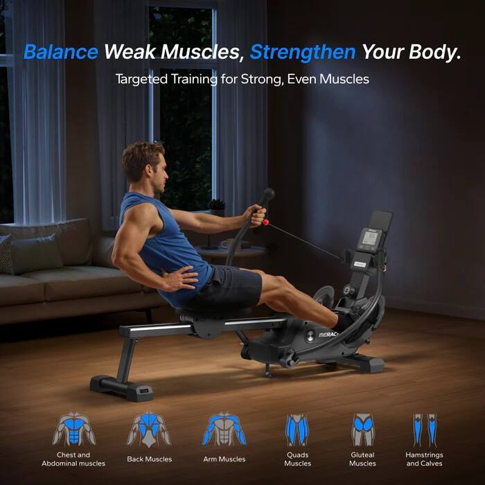 Balance Weak Muscles, Strengthen Your Body.  
Targeted Training for Strong, Even Muscles  

MERAC  
Chest and Abdominal muscles  
Back Muscles  
Arm Muscles  
Quads Muscles  
Gluteal Muscles  
Hamstrings and Calves