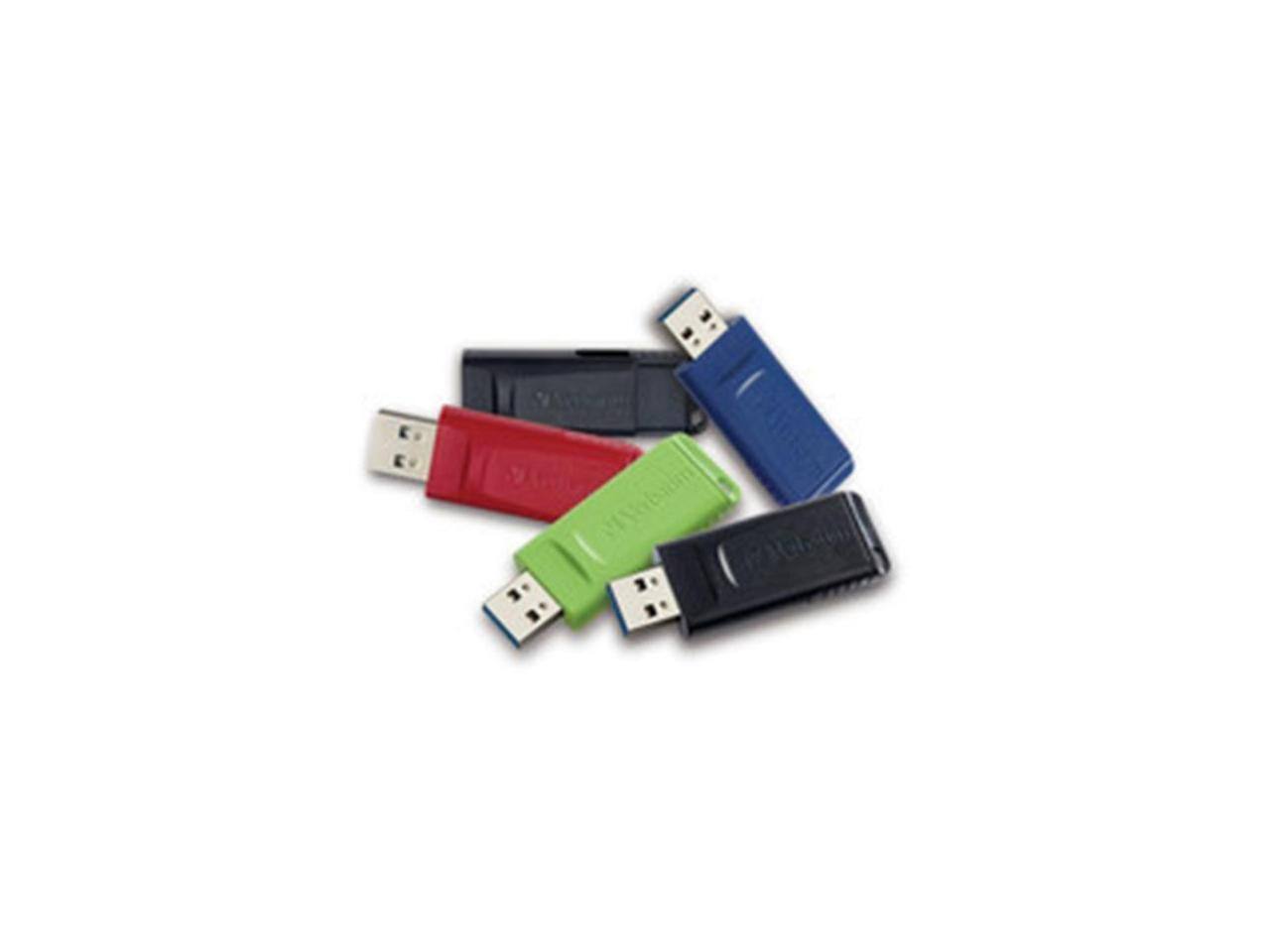 Verbatim 32GB Store 'n' Go USB Flash Drive 5pk Assorted 70897