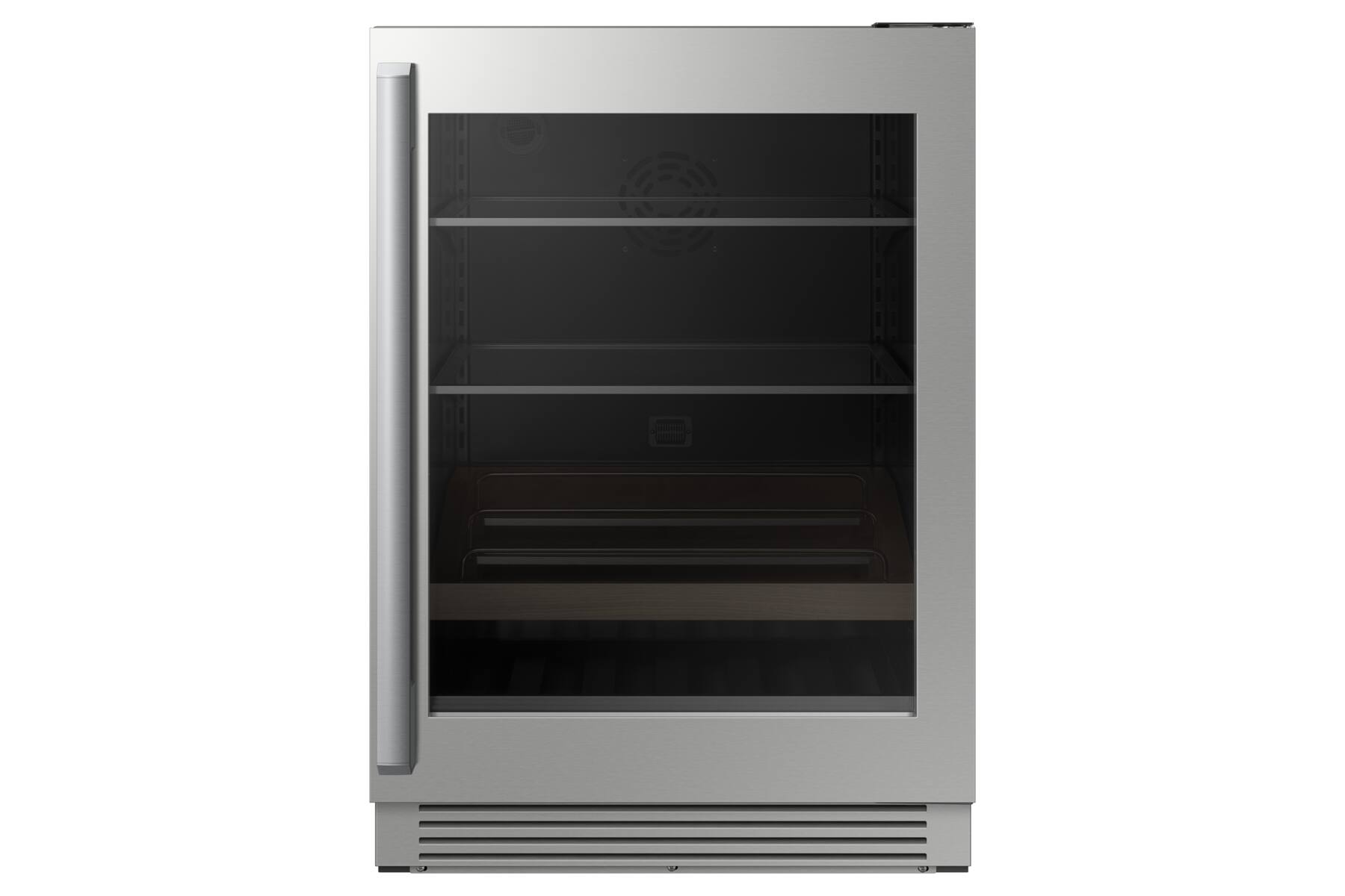 Alt View 11. Dacor - 5.0 Cu. Ft. Built-In 24-Inch Undercounter Beverage Refrigerator with Presenter Shelf and LED 3D Lighting - Custom Panel Ready.