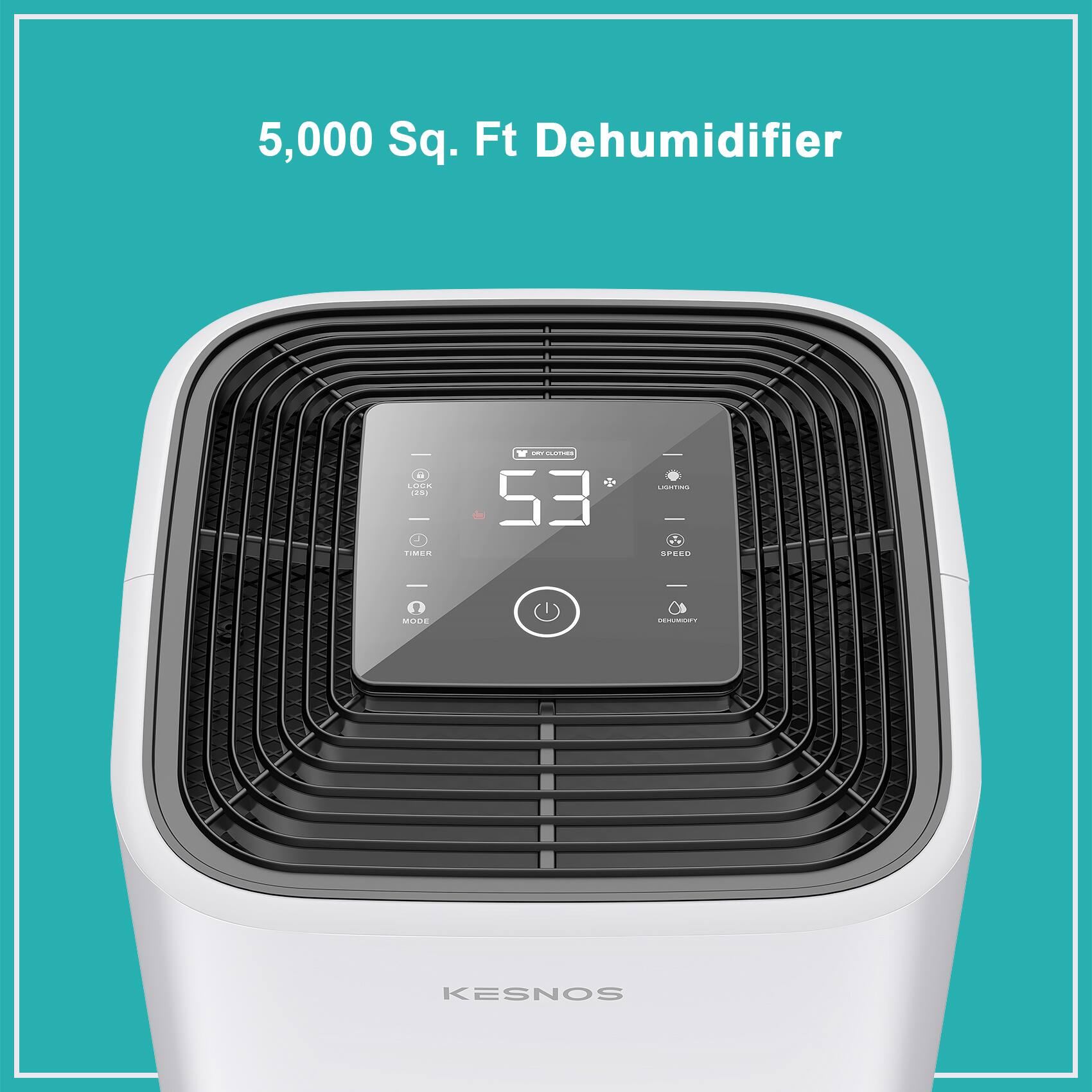 5,000 Sq. Ft Dehumidifier  
LOER 1280 COCN  
KESNOS