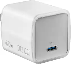 Insignia™ - 40W USB-C Port Wall Charger - White - Front_Zoom