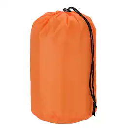 Unique Bargains - Stuff Sack, Nylon Waterproof Storage Sack, Portable Drawstring Dry Bag with Toggle, 9x16Inch, for Camping - Orange