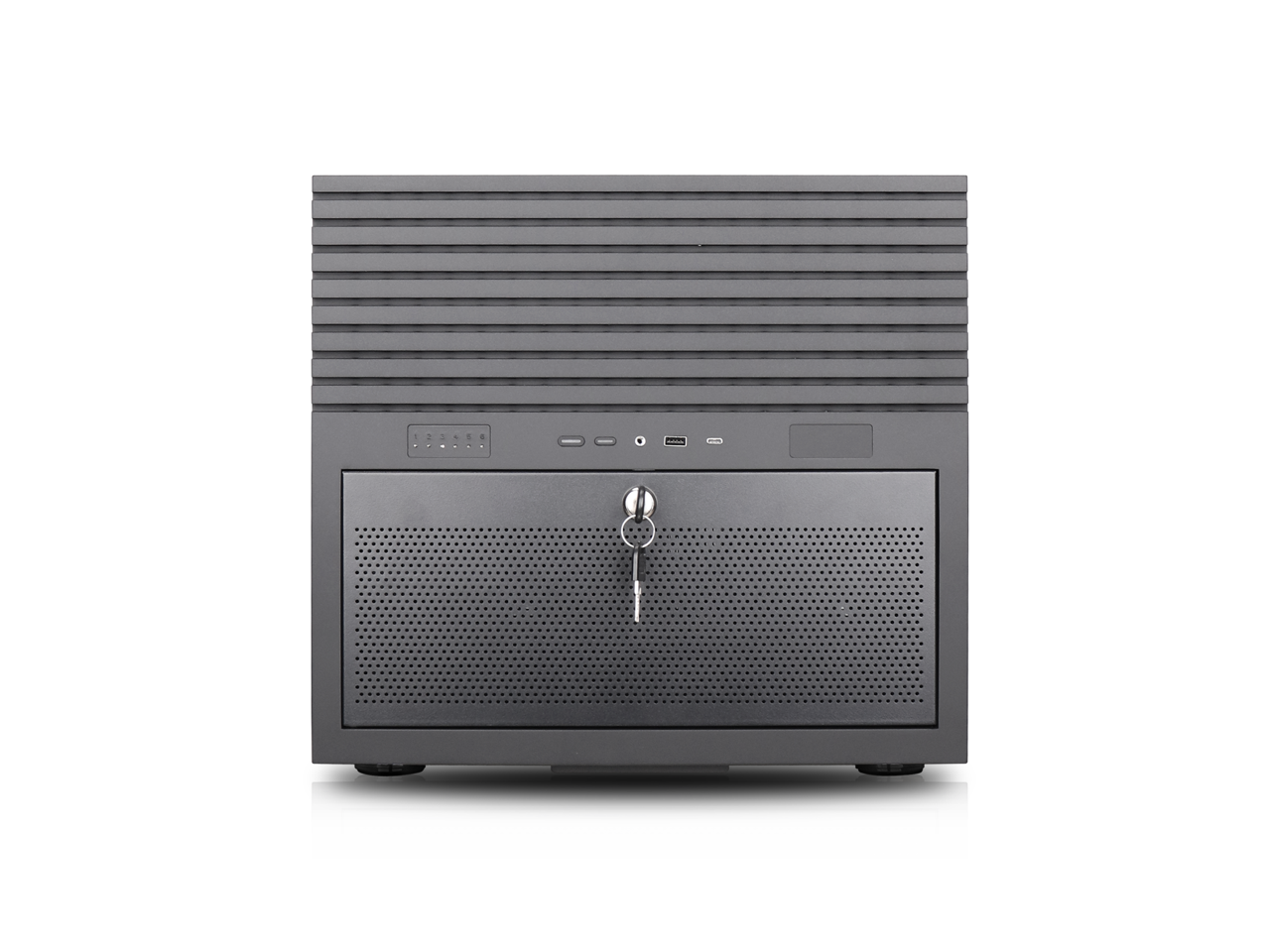 Alt View 3. Rosewill - Rosewill HEARTH NAS Chassis | 6x3.5"/6x2.5" Hot Swap | E-ATX | 5x120mm PWM Fans | USB 3.2 Type-C | Home Server - Black.
