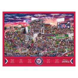 YouTheFan - Washington Nationals 500-Piece Joe Journeyman Puzzle - Multicolor