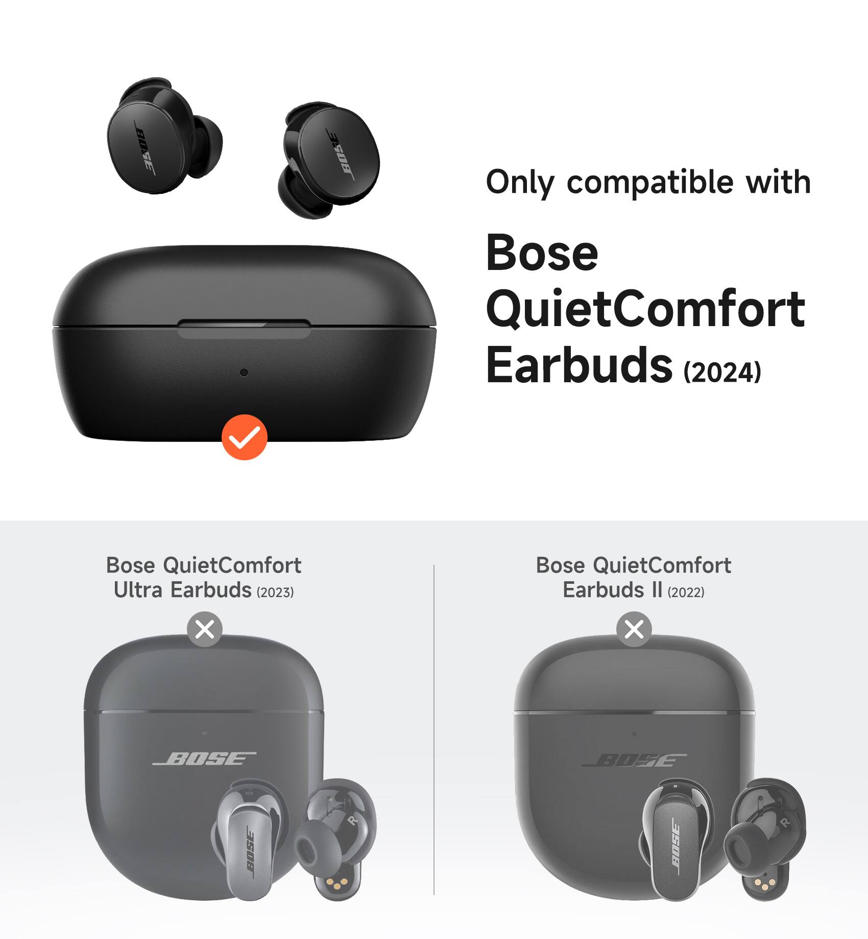 【最終値下】Bose QuietComfort Earbuds II 充電ケース SURITCH Case for Bose QuietComfort Earbuds (2024), Rugged