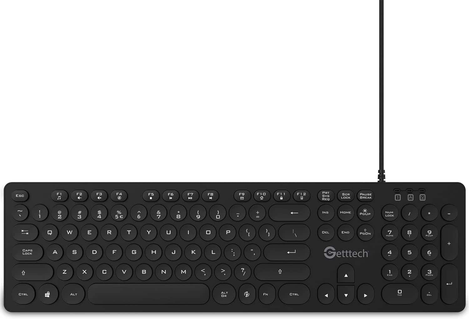 Getttech - Backlit Keyboard Ignite, SKU: GTI-28201G - Gray
