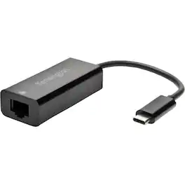 Kensington - CA1100E USB-C to Ethernet Adapter - USB Type C - 1 Gbit/s Data Transfer Rate - 1 Port(s) - 1 - Twisted Pair