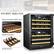 Alt View Zoom 22. Lanbo - 44 Bottle Compressor Dual Zone Wine Fridge with Recessed Interior LED Lighting - Black.