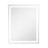 Front. LOVMOR - 24 x 30 Inches Tempered Glass LED Bathroom Mirror with Anti-Fog & 3-Color Dimmable Lighting - Silver.