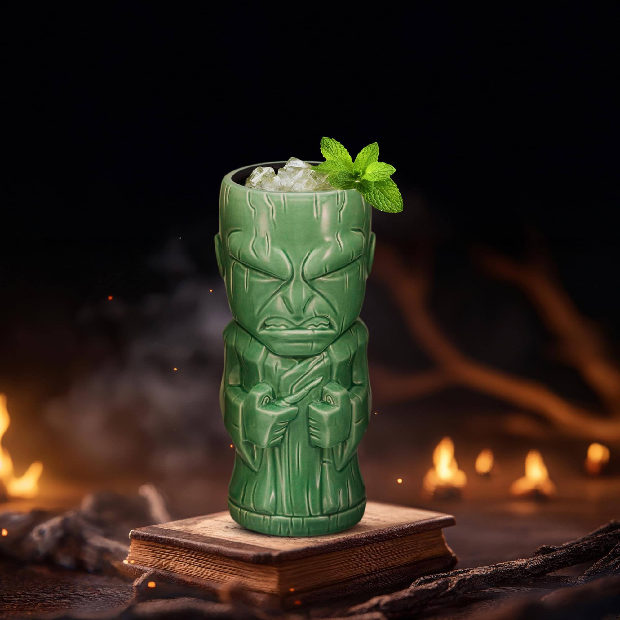 Alt View 2. Harry Potter - Geeki Tikis Harry Potter Voldemort Ceramic Mug | Holds 18 Ounces - Black.