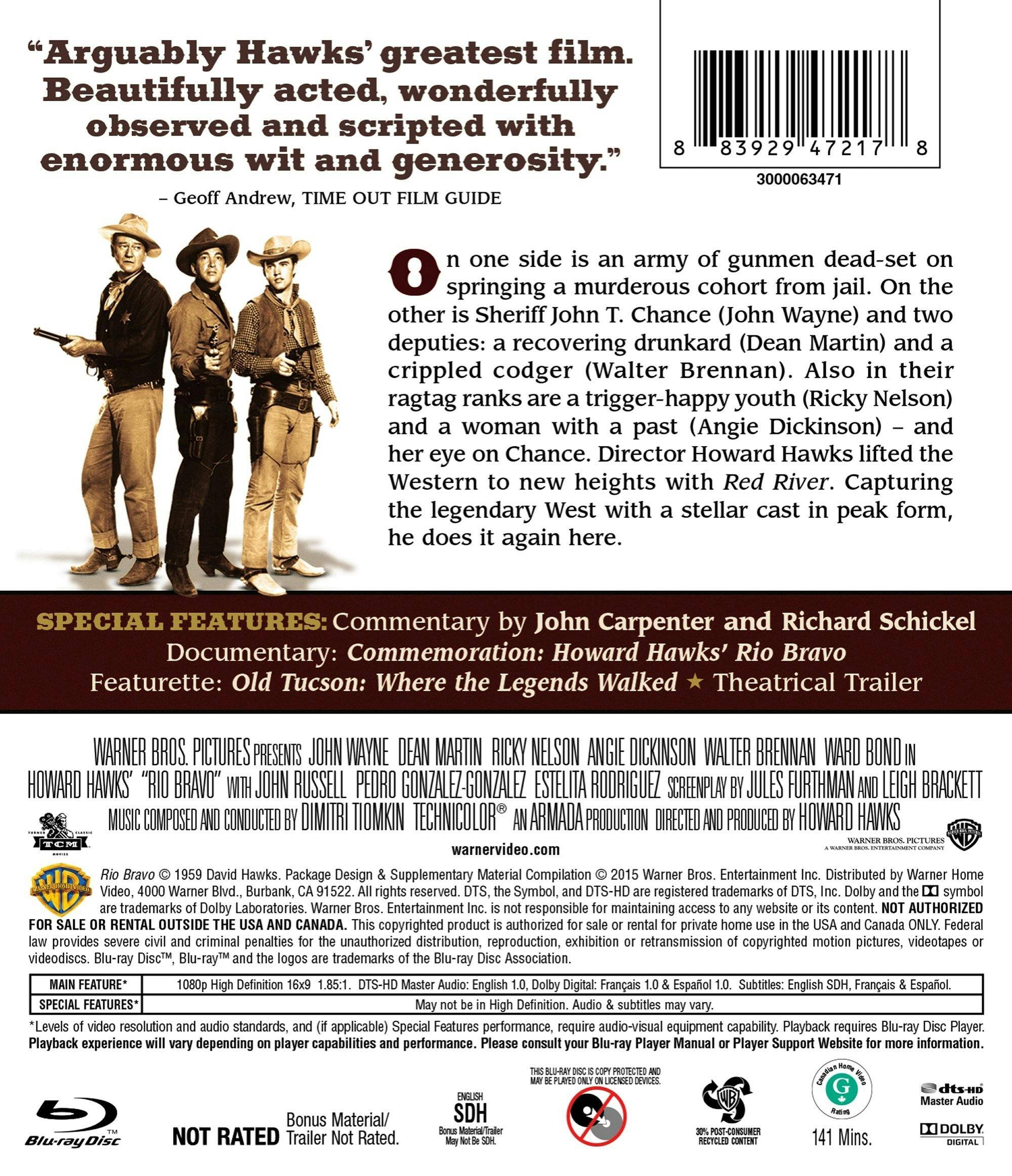 Back. Rio Bravo [Blu-ray].