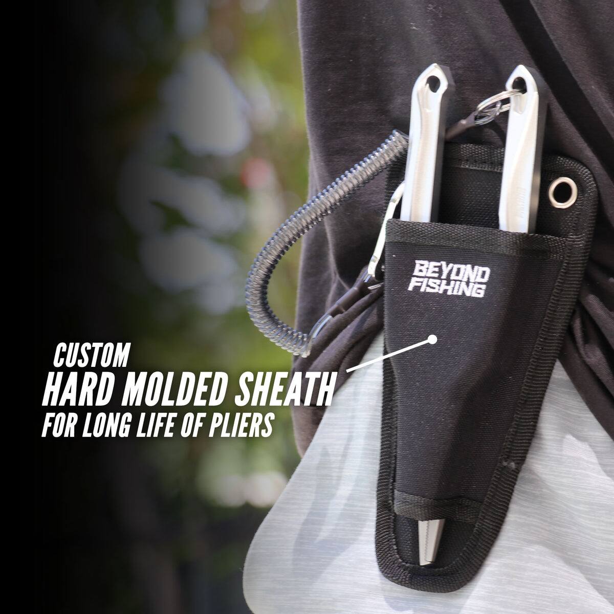 CUSTOM HARD MOLDED SHEATH FOR LONG LIFE OF PLIERS
