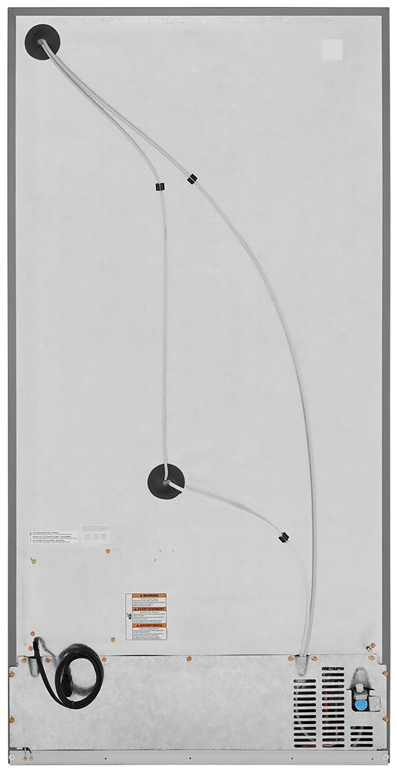 Alt View 11. KitchenAid - 22.6 Cu. Ft. Side-by-Side Counter-Depth Refrigerator - Stainless Steel With PrintShield Finish.