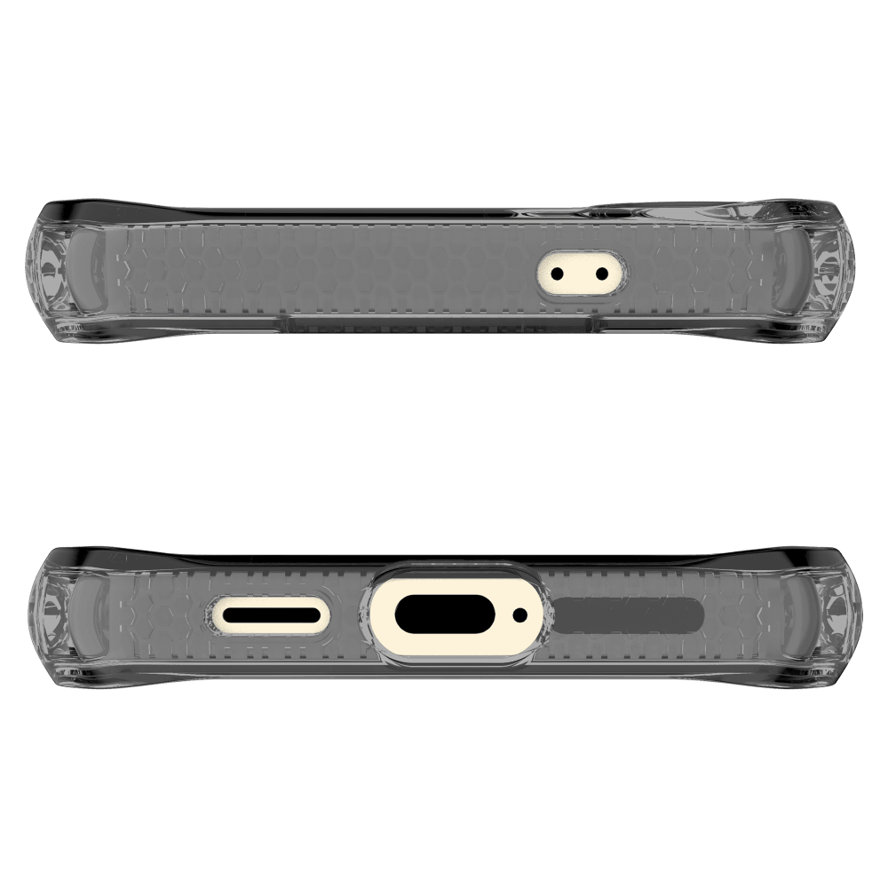 Alt View 3. Itskins - Spectrum_R Clear MagSafe Case for Samsung Galaxy S25 - Black.