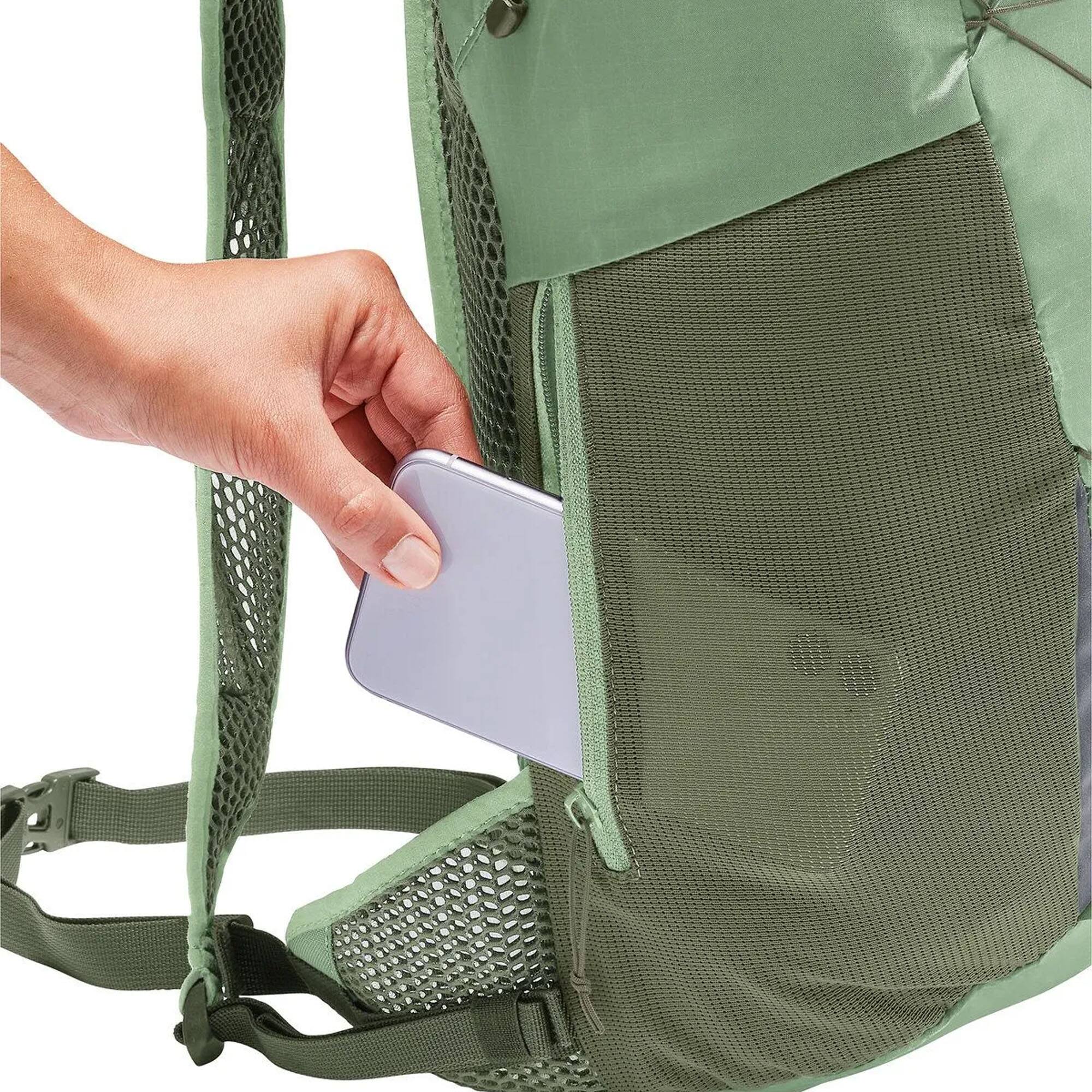 Alt View 3. VAUDE - Vaude Uphill 16 Lightweight Backpack  - Willow Green - Willow Green.