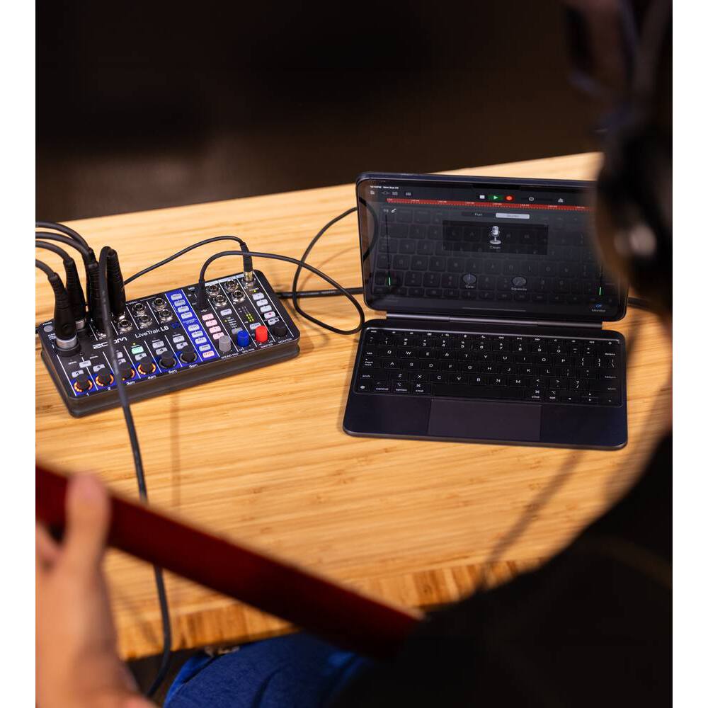 Alt View 6. Zoom - LiveTrak L-6 10-Channel Digital Mixer and Recorder ZL6.