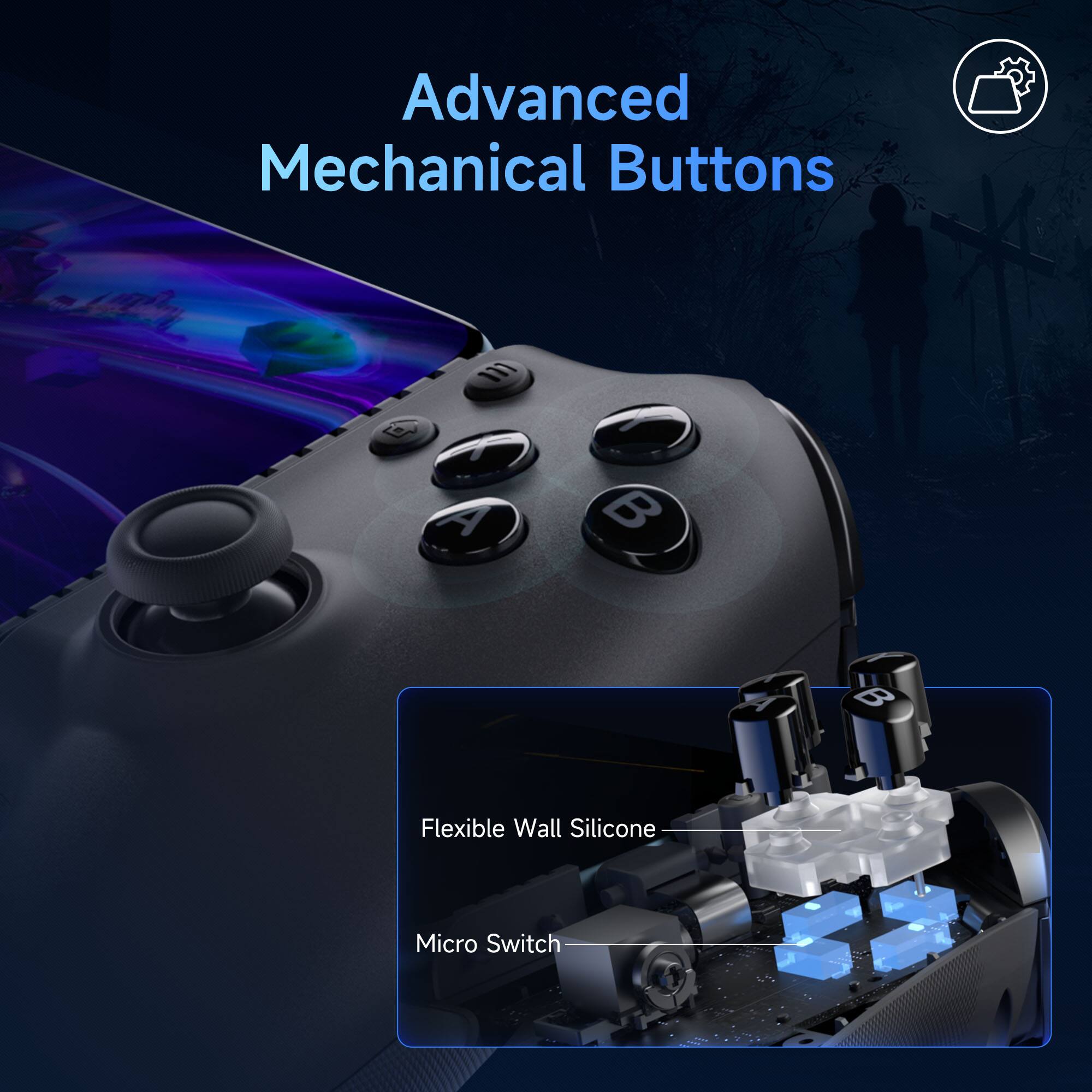 Advanced Mechanical Buttons

Flexible Wall Silicone

Micro Switch