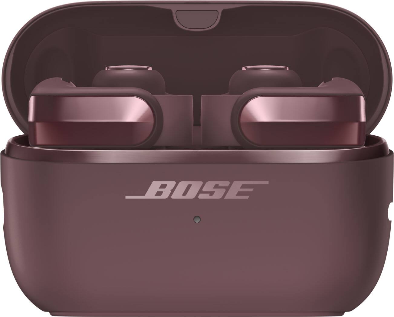 Alt View 11. Bose - Bose Ultra Open Earbuds (2nd Gen) - Wireless Bluetooth Open Ear Earbuds with Immersive Audio and Wireless Charging - Cherry Chocolate.