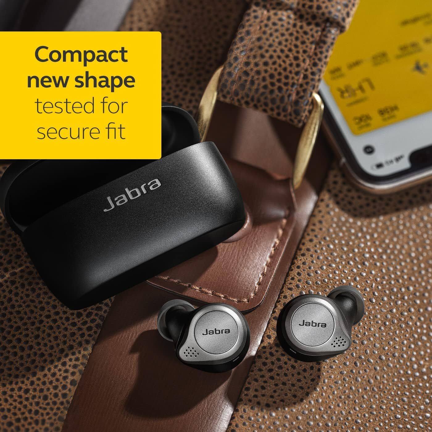 Compact new shape tested for secure fit  
Jabra