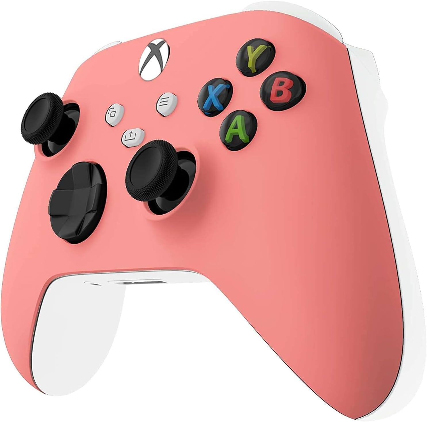Angle. Custom Controllerzz - Custom Wireless Controller for Xbox Series X|S, Xbox One, & PC - Coral.