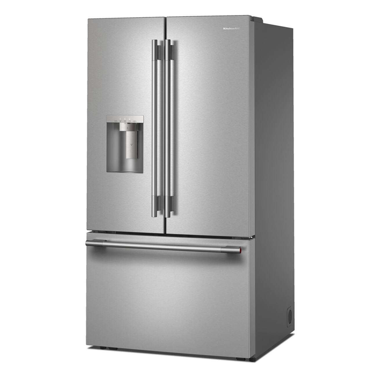 Alt View 9. KitchenAid - 36 in. Wide 30 cu. ft. French Door Refrigerator with Exterior Water and Ice - PrintShield Stainless.
