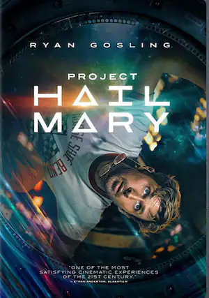 Front. Project Hail Mary - DVD.