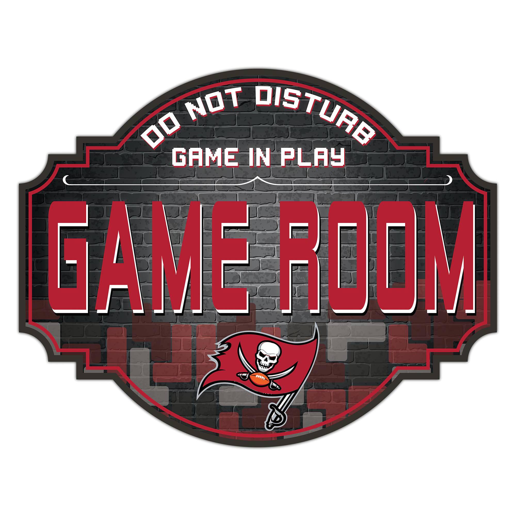 Tampa Bay Buccaneers 12'' Game Room Tavern Sign
