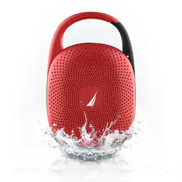 Nautica - Nayman SP700 Portable Bluetooth Speaker, Waterproof Portable Wireless Outdoor & Shower Speaker - Red