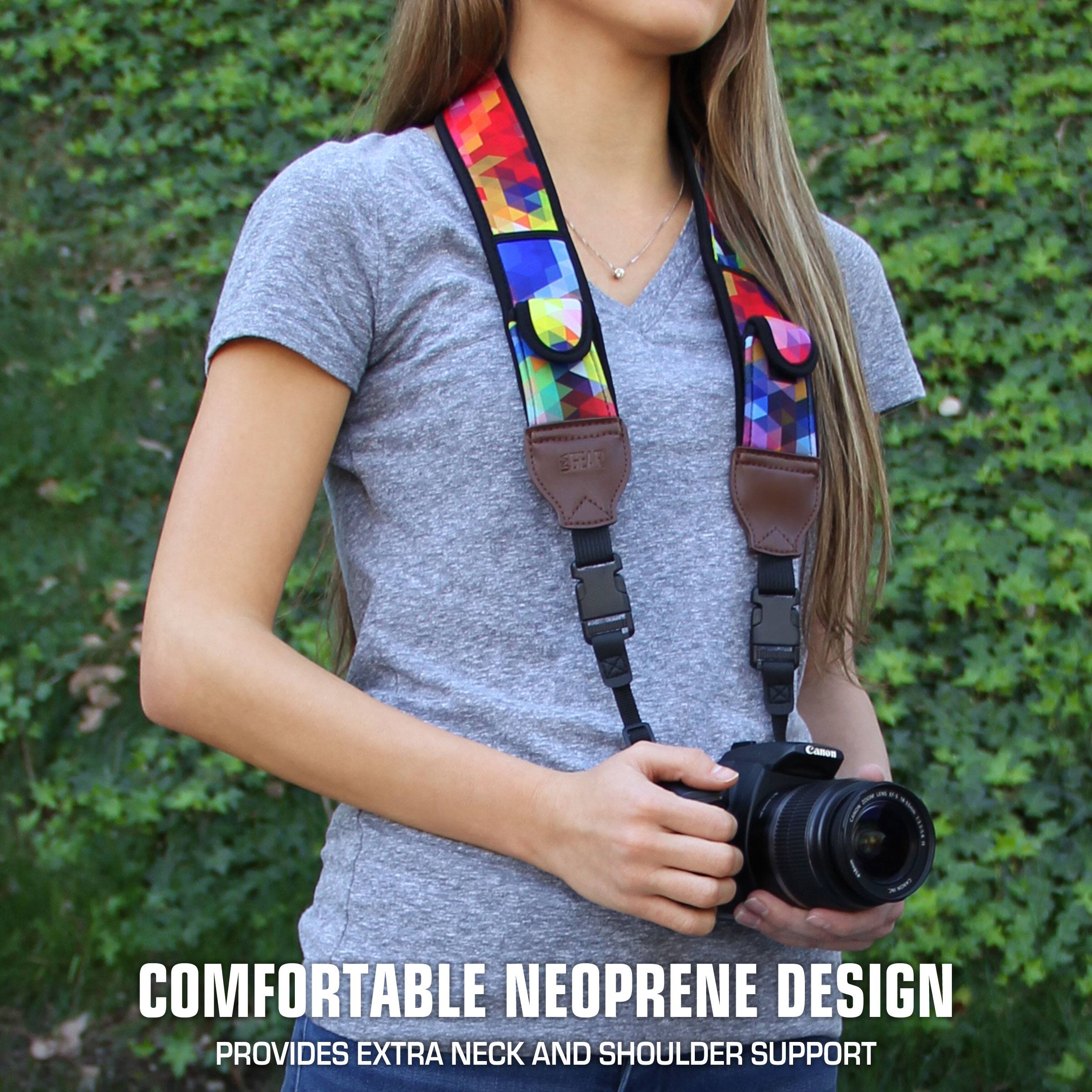 COMFORTABLE NEOPRENE DESIGN PROVIDES EXTRA NECK AND SHOULDER SUPPORT