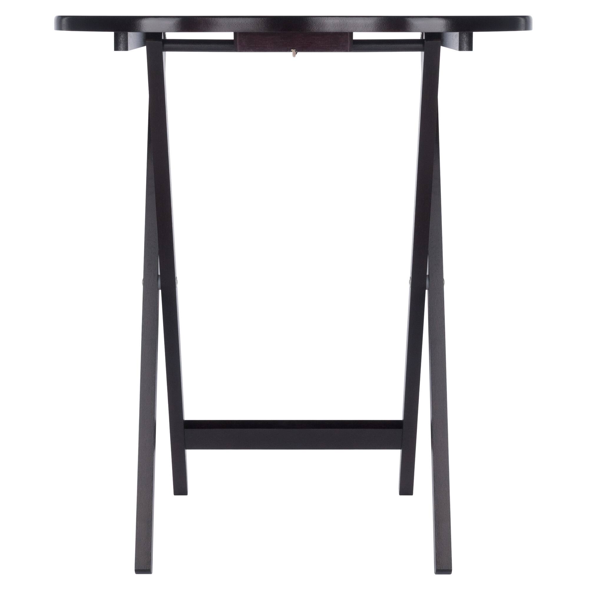 Alt View 5. Winsome Wood - Skippy 5-Pc Snack Table Set, Peanut Top - Espresso.
