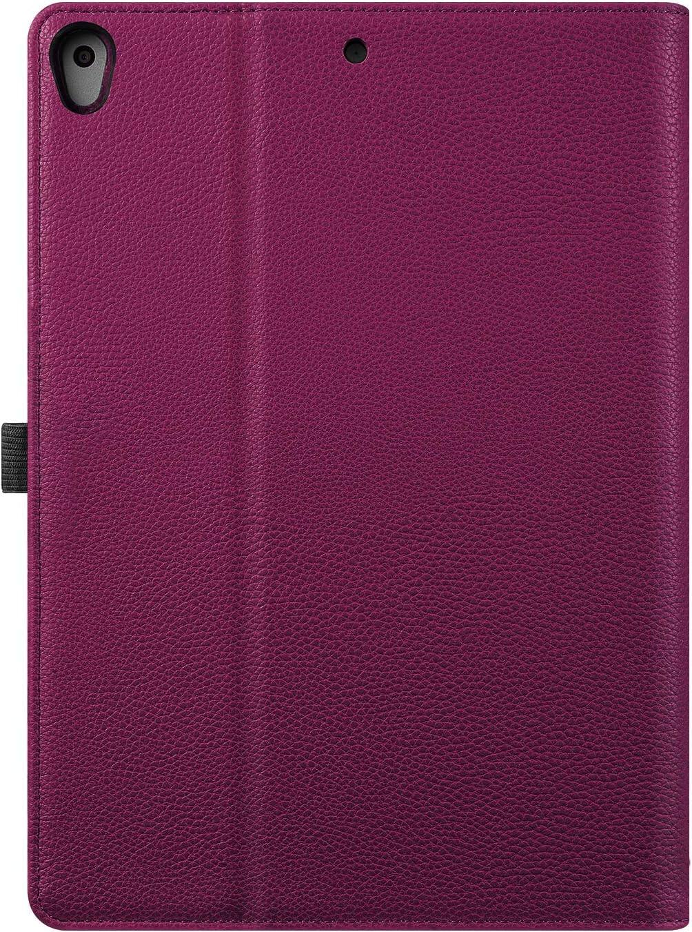 Alt View 5. Fintie - Rotating Case for iPad Air 3rd Generation 2019 / iPad Pro 10.5" 2017 360° Swivel Stand Smart Protective Stand Cover - Purple.