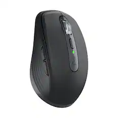 Front. Logitech - MX Anywhere 3S for Business Wireless Laser Right-handed Mouse with Quiet Click Technology - Graphite.