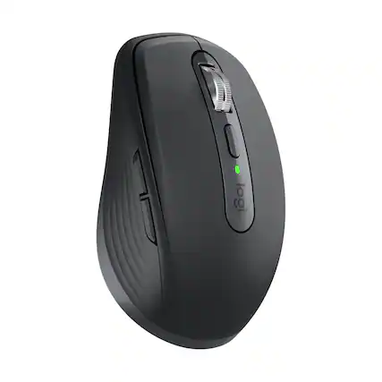 Front. Logitech - MX Anywhere 3S for Business Wireless Laser Right-handed Mouse with Quiet Click Technology - Graphite.
