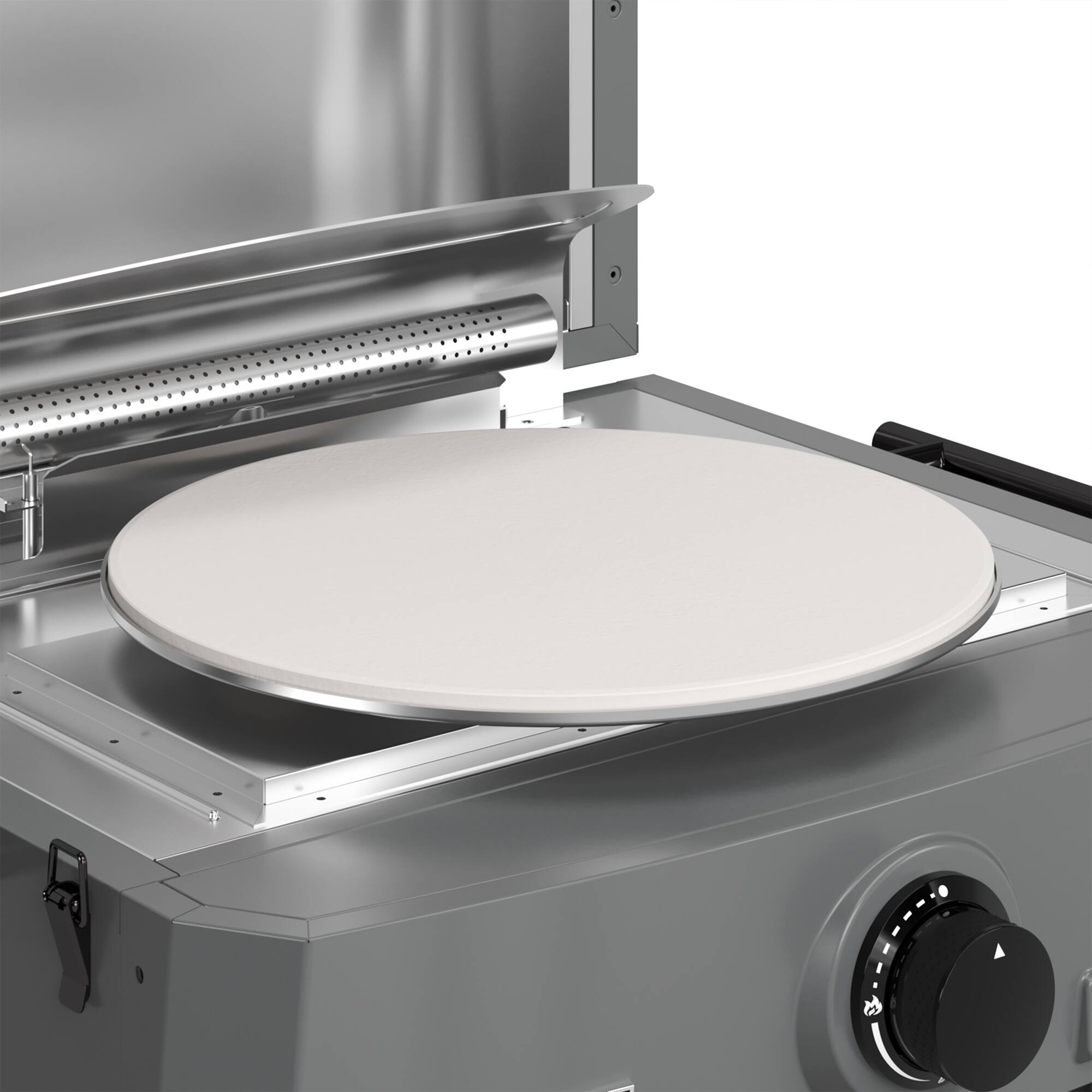 Back. TYTUS Grills - Emberwood Portable Gas Pizza Oven - gray.