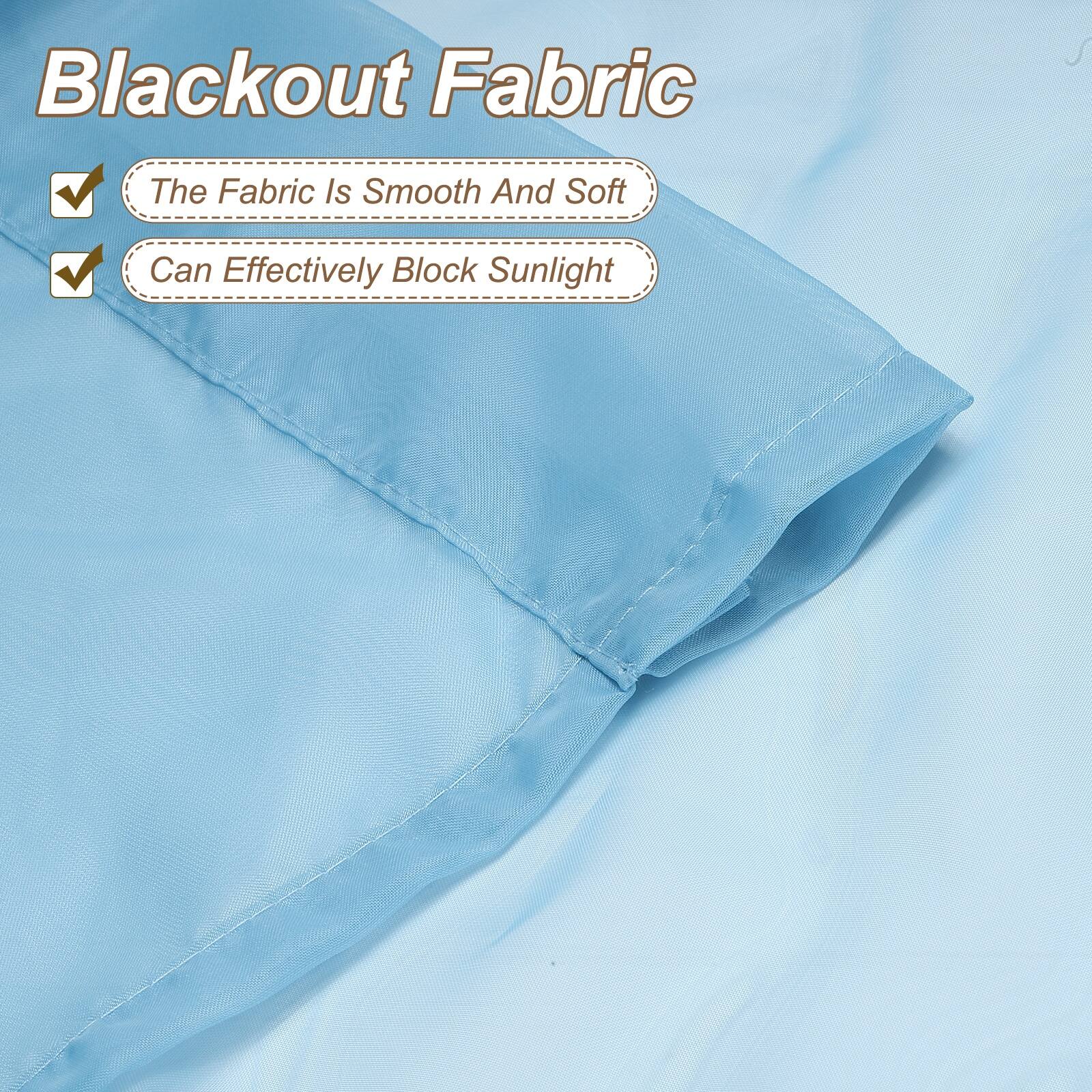 Blackout Fabric

- The Fabric Is Smooth And Soft
- Can Effectively Block Sunlight