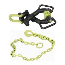 Brush Grubber - BG-11 XTREME Brush & Tree Puller Remover Tool and Tugger Chain - Green