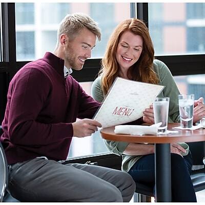 Alt View 2. Fellowes - Thermal Laminating Pouches, Menu, 3 Mil, 25/Pack - Clear.