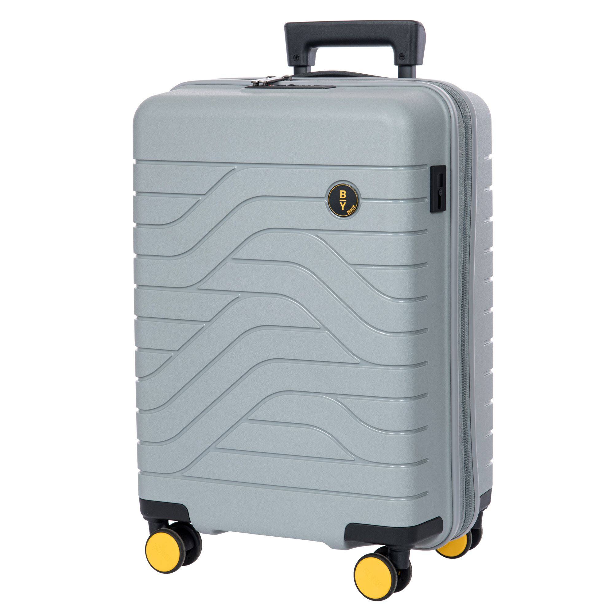 Angle. Bric's - Ulisse Expandable 21" Carry On Spinner with Pocket - Gray.