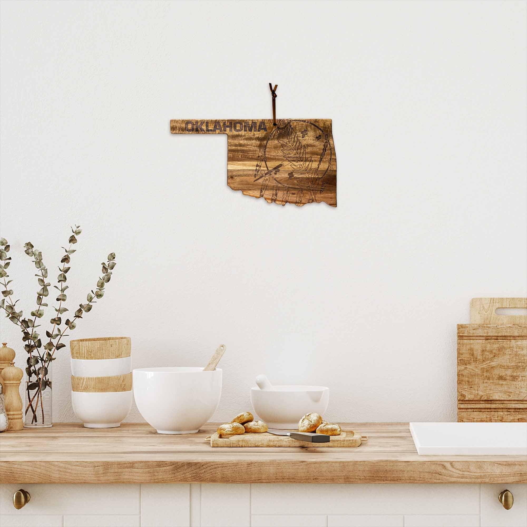 Left. Rock & Branch - Origins Series Oklahoma Cutting Board.