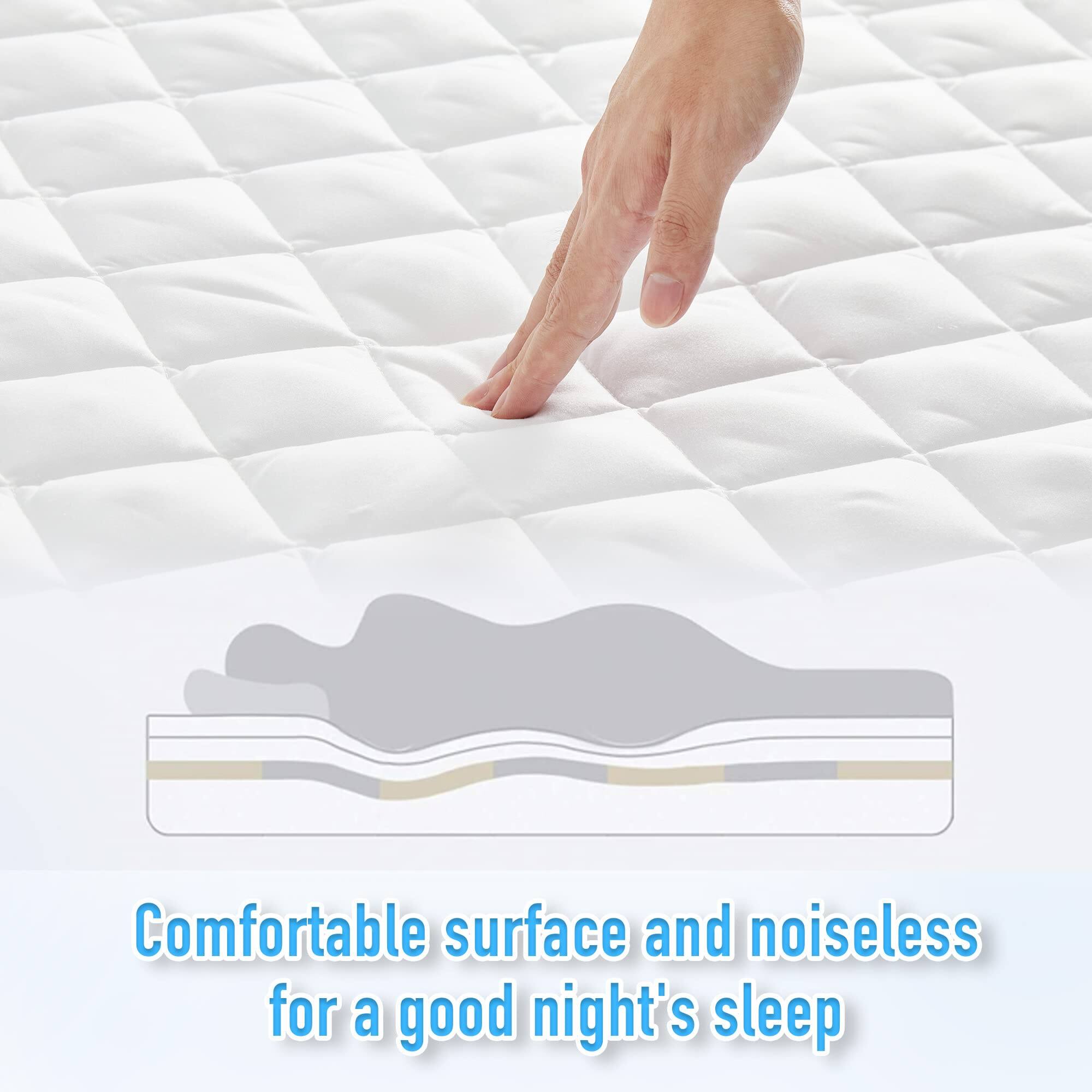 Comfortable surface and noiseless for a good night's sleep